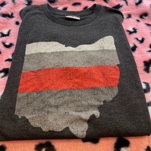 Ohio shirt says XL on the tag but it fits like a small